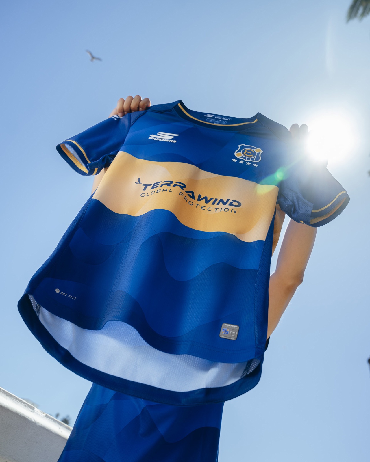Retrato de jugadora del primer equipo en el Estadio Sausalito