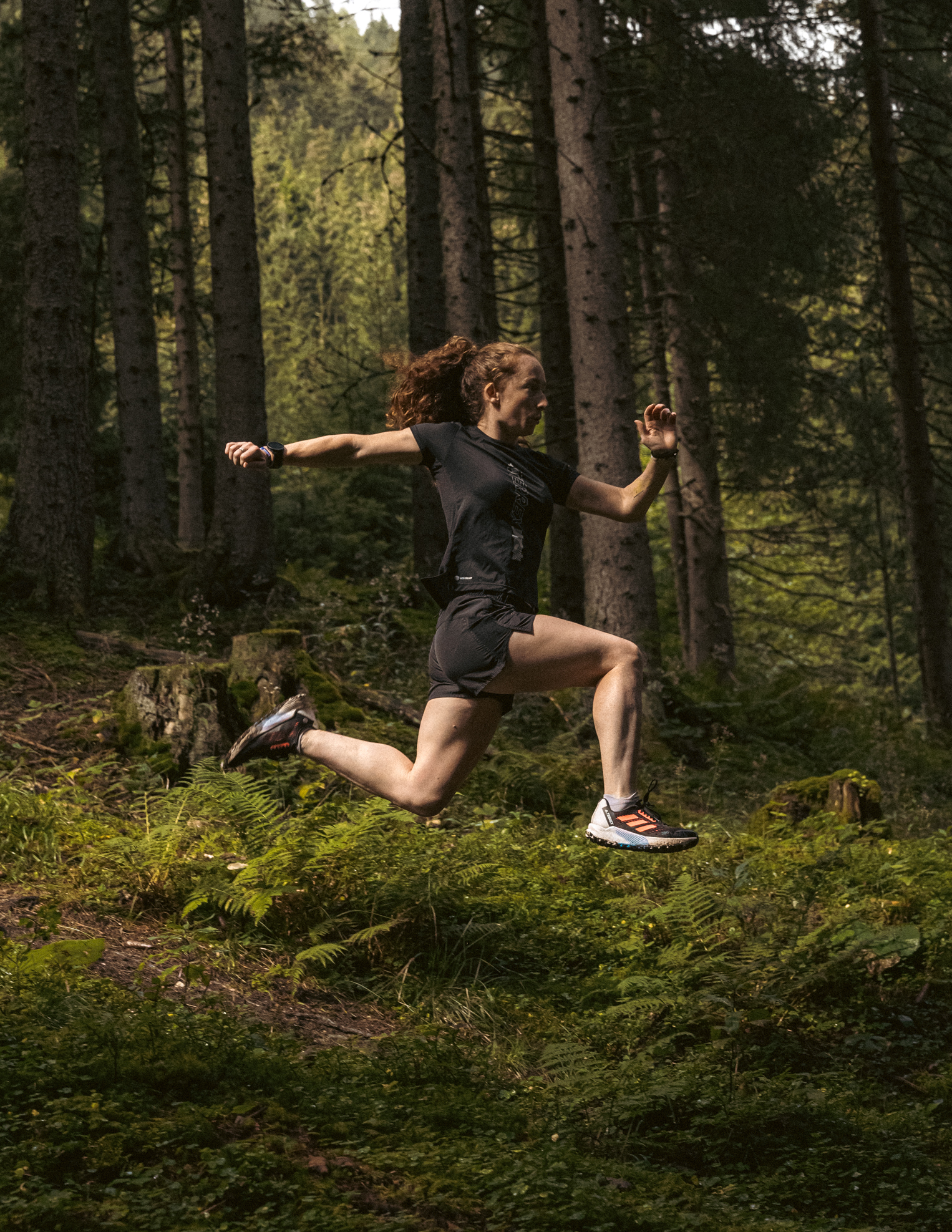 Atleta Terrex en la Infinite Trail Series de Austria