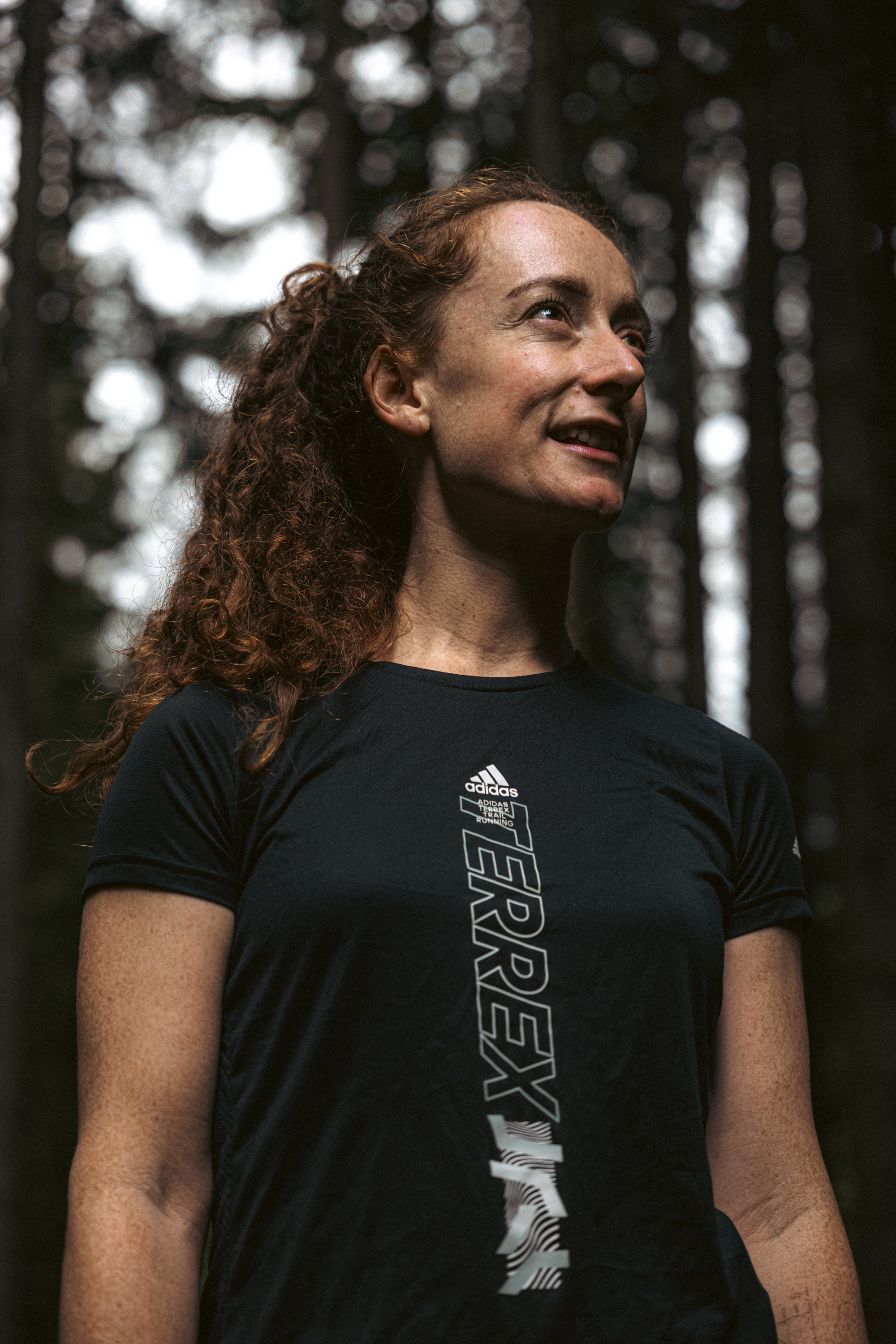 Retrato de atleta Terrex en la Infinite Trail Series