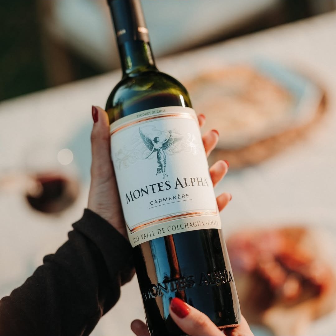 Post de Instagram: Montes Alpha Carmenère